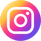 Logo Instagram social legno e luce