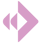 An arrow pointing towards the right and the icon for Instagram.