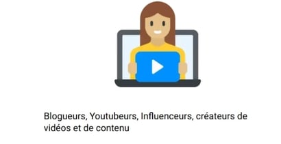 Bloggers, Youtubers, Influencers, video and content creators