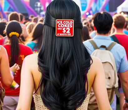 Promote Your Business At Live Events with Billboard Barrettes