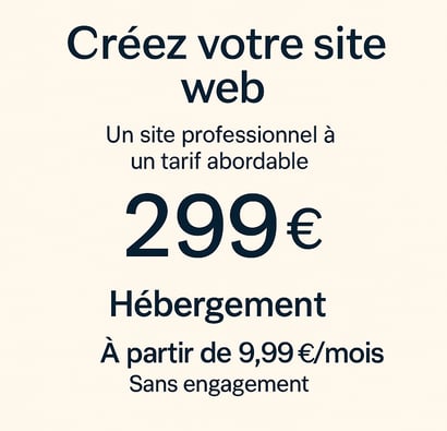 site internet pro et pas cher