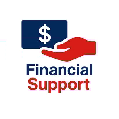 a hand holding a dollar sign with a dollar sign