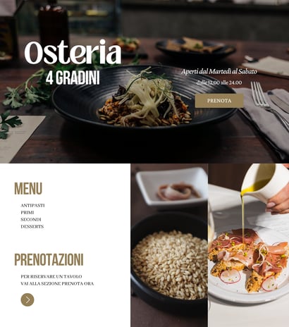 esempio sito web
