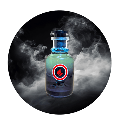 a bottle of liquid in a glass bottle