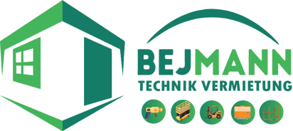 Construction equipment rental logo