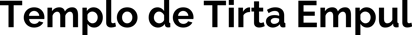 El Templo de Tirta Empul logo