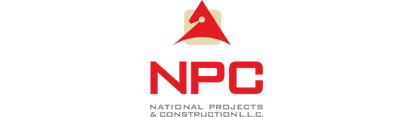 National projects and construction logo