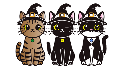 Whiskers and Charms logo