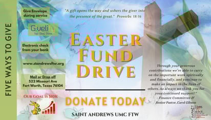 Easter Fund Drive