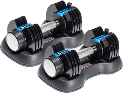6in1 Dumbbells Adjustable Weight, Compact Quick Adjustable Dumbbells set/single for Full Body Exerci