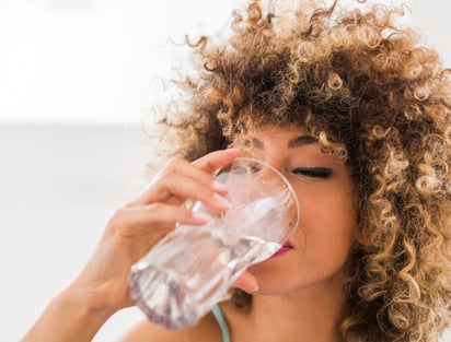 woman Drinking Water