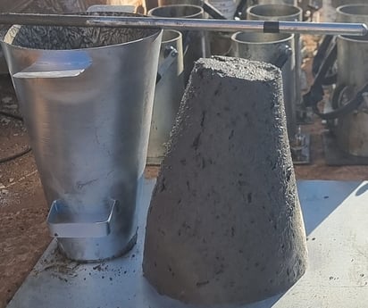 teste de concreto