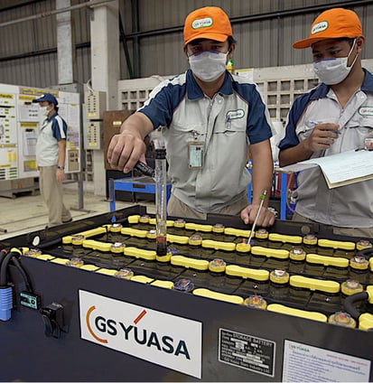 Ắc quy xe nâng GS YUASA