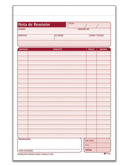 AvantiRed fabrica notas sencillas de remision