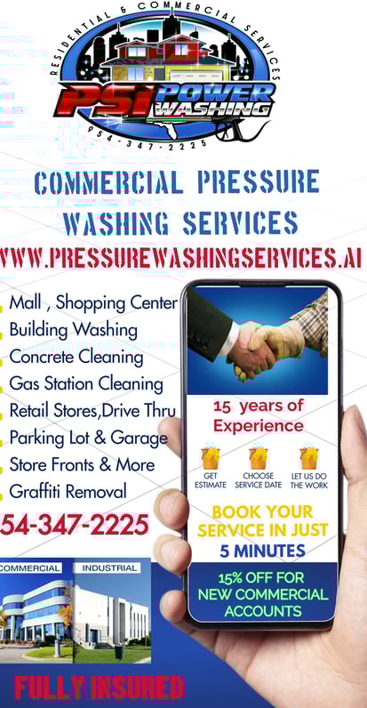 commercial pressure washing services fort lauderdale