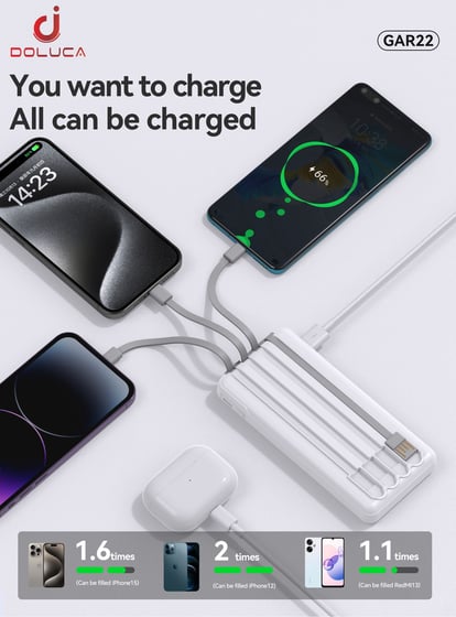 POWERBANK - BATERIA PORTATIL DOLUCA GAR22