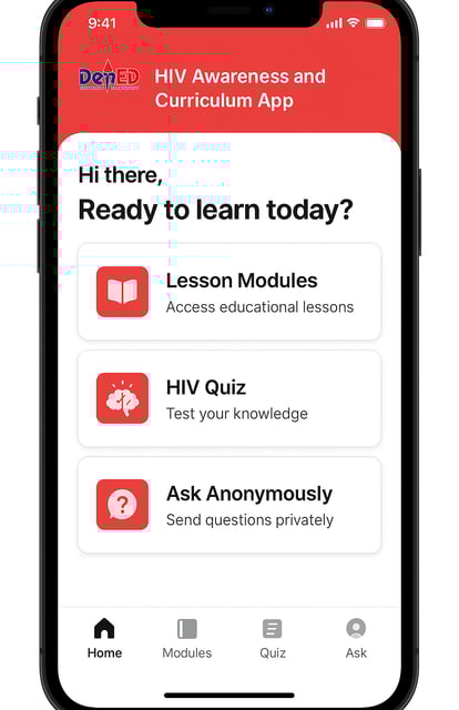 HIV Awareness and Curriculum App
