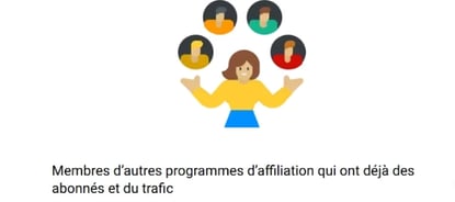 Members of other affiliate programmes