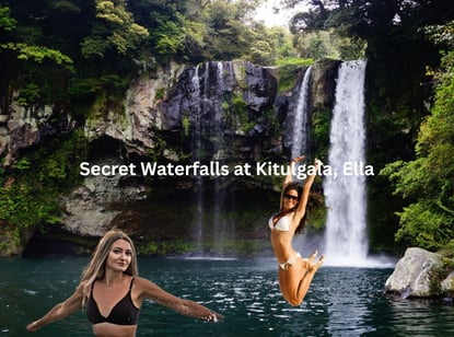 Secret Waterfall at Kitulgala, Sri Lanka