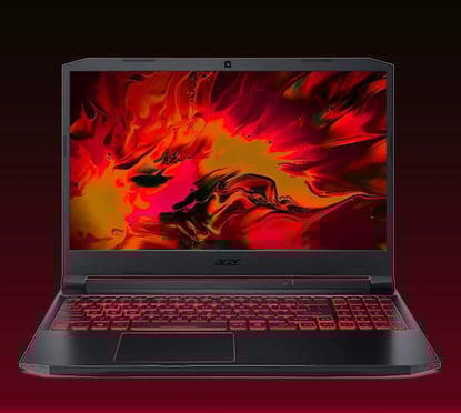 Acer Nitro 5 playing Fortnite at 1080p