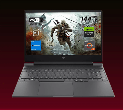 HP Victus with GTX 1650 and 144Hz screen