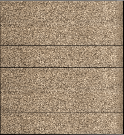 PEASTONE TEXTURE CONCRETE FENCE IN BISCUIT COLOR