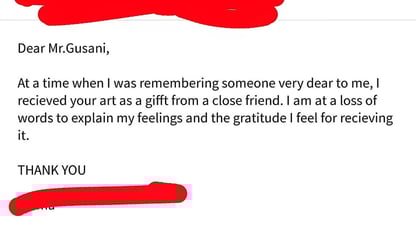 Prtrait art review from a client and patron