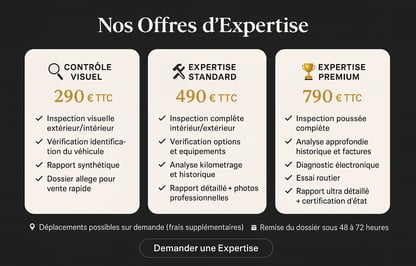 Tarifs expertises