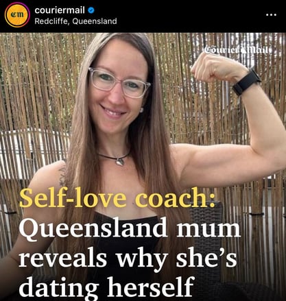 News Article in the Couriermail featuring Patricia Peters as the Self-love Coach