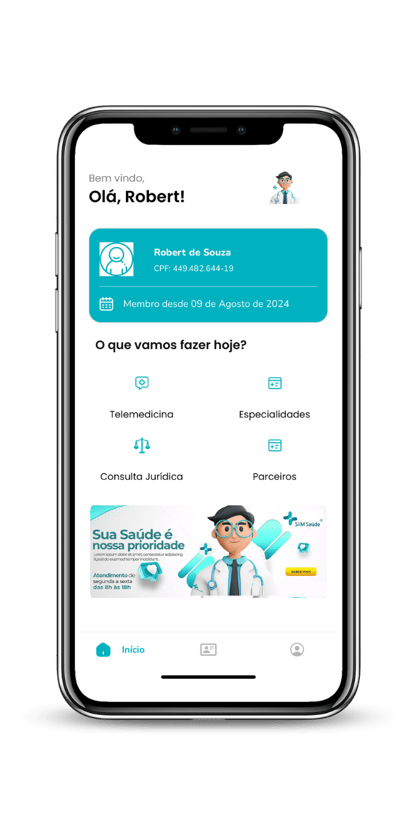 aplicativo spass benefícios tela telemedicina e assistencias