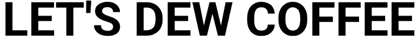 LET'S DEW COFFEE logo