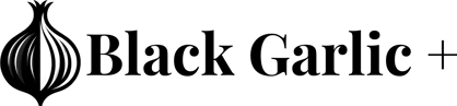Black Garlic Plus logo