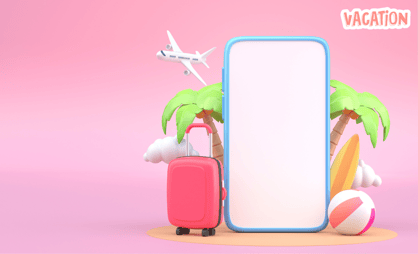 a suitcase and a suitcase with a beach ball