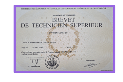 diplome de bts opticien lunetier