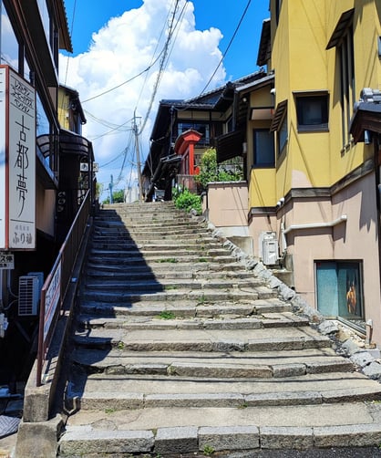 stairs in Higashiyama Kyoto