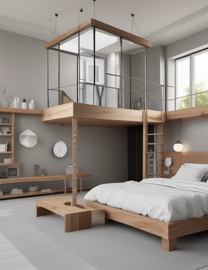 Intérieur d'une maison rénovée à La Rochelle