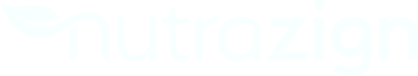 a white and black logo with the words nutrigance