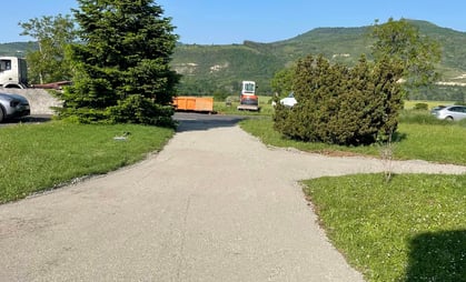 Réalisation d’une allée à Cournon