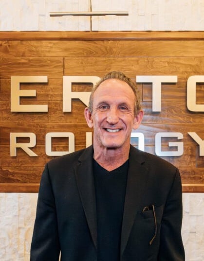 Dr. Paul Perito, renowned urologist at his clinic in Miami