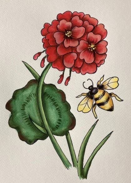 Rodney Bensman, Decorative Painter Issue #1 2011 Busy Bee, Linda Cohen