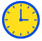 Ícono de reloj, representando atención rápida en menos de 24h en Xianna Studio