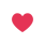 a heart shaped red heart