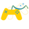 Decorative game controller icon