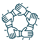 a group of hands holding hands together in a circle