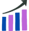 a bar chart showing the growth of a bar chart