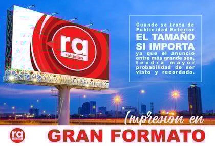 IMPRESION DE LONA PUBLICITARIA PARA CARTELERA O ESPECTACULAR