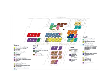Exhibition Section Floor Map of the 136 th China Import and Export Fair(Phase 3)