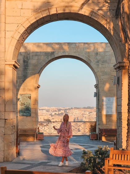 valletta upper barrakka garden
