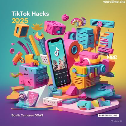 feature image. tiktok hacks 2025. wordtime.site