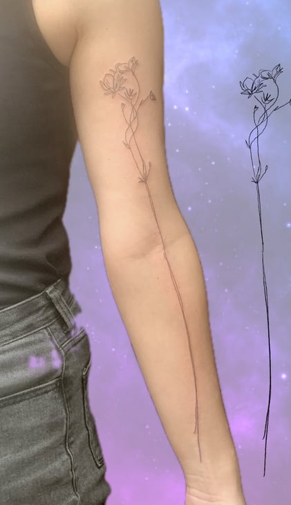 flower tatto